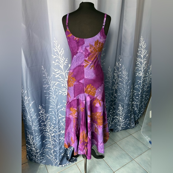 Purple Floral Maxi Dress - Picture 4 of 10